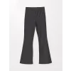 LCW Kids Siyah Beli Lastikli İspanyol Paça Kız Çocuk Tayt