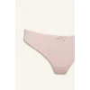 Defacto E7669 Pembe Dantel Detaylı 3lü Tanga-Fall in Love