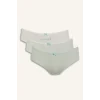 Defacto E4950 Yeşil 3lü Hipster Külot-Fall in Love