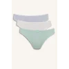 Defacto E4949 Yeşil 3lü Brazilian Külot-Fall in Love