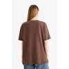 Defacto F5150 Kahve Coool Oversize Geniş Kalıp Baskılı Kısa Kollu Tişört