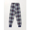 LCW Kids Bej Bisiklet Yaka Baskılı Uzun Kollu Erkek Çocuk Pijama Takımı