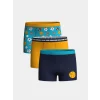 LCW Kids Mavi Baskılı Pamuklu Erkek Çocuk Boxer 3lü