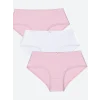 LCW Kids Pembe Basic Kız Çocuk Külot 3lü