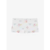 LCW Kids Ekru Baskılı Kız Çocuk Boxer 3lü