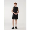 XSIDE ACTIVE Siyah Standart Kalıp Erkek Spor Şort