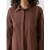LCW Modest Kahverengi Regular Fit Kadın Gömlek Tunik