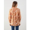 LCW Modest Turuncu Desenli Oversize Kadın Gömlek Tunik