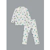 LCW Kids Ekru Resort Yaka Erkek Çocuk Pijama Takım
