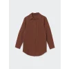LCW Modest Kahverengi Regular Fit Kadın Gömlek Tunik