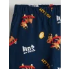 LCW Kids Gri Beli Lastikli Baskılı Erkek Çocuk Pijama Takım