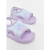 LCW STEPS Lila Cırt Cırtlı Kız Bebek Plaj Sandaleti