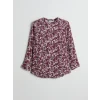 LCW Grace Mürdüm Hakim Yaka Çiçekli Bluz