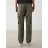 XSIDE Haki Rahat Kalıp Poplin Erkek Kargo Pantolon
