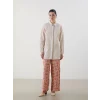 LCW Modest Bej Regular Fit Kadın Gömlek Tunik