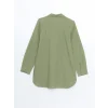 LCW Modest Yeşil Regular Fit Kadın Gömlek Tunik