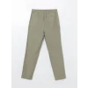 LCW Vision Yeşil Slim Fit Keten Karışımlı Erkek Pantolon