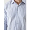 LCWAIKIKI Formal Mavi Slim Fit Uzun Kollu Çizgili Erkek Gömlek