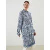LCW Grace Mavi Desenli Kadın Gömlek Tunik