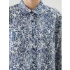 LCW Grace Mavi Desenli Kadın Gömlek Tunik