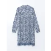 LCW Grace Mavi Desenli Kadın Gömlek Tunik