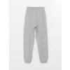 LCWAIKIKI Classic Gri Beli Lastikli Kadın Jogger Eşofman Altı