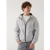XSIDE Gri Standart Kalıp Kapüşonlu Erkek Yağmurluk