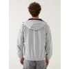 XSIDE Gri Standart Kalıp Kapüşonlu Erkek Yağmurluk