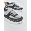 LCW STEPS Gri Bağcık ve Cırt Cırtlı Erkek Bebek Spor Ayakkabı