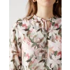 LCWAIKIKI Classic Karişik Bağlamalı Yaka Çiçekli Kadın Bluz