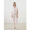 LCW DREAM Pembe Gömlek Yaka Baskılı Kadın Pijama Takımı
