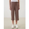 LCWAIKIKI Classic Kahverengi Beli Lastikli Kadın Kapri