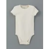 LCW baby Turuncu Bisiklet Yaka Erkek Bebek Çıtçıtlı Bodysuit 3lü