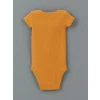 LCW baby Turuncu Bisiklet Yaka Erkek Bebek Çıtçıtlı Bodysuit 3lü