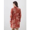 LCWAIKIKI Classic Kirmizi Desenli Kadın Gömlek Tunik