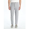 SOUTHBLUE Gri Slim Fit Keten Karışımlı Erkek Pantolon