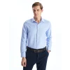 LCWAIKIKI Formal Mavi Slim Fit Uzun Kollu Oxford Erkek Gömlek
