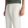 LCW Vision Bej Slim Fit Keten Karışımlı Erkek Pantolon