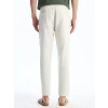 LCW Vision Bej Slim Fit Keten Karışımlı Erkek Pantolon