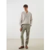 SOUTHBLUE Yeşil Slim Fit Keten Karışımlı Erkek Pantolon