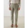 SOUTHBLUE Yeşil Slim Fit Keten Karışımlı Erkek Pantolon