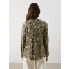 LCW Grace Haki Kaçık Yaka Desenli Kadın Bluz