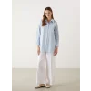 LCW Modest Mavi Regular Fit Kadın Gömlek Tunik
