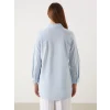 LCW Modest Mavi Regular Fit Kadın Gömlek Tunik