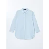 LCW Modest Mavi Regular Fit Kadın Gömlek Tunik