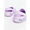 LCW STEPS Lila Baskılı Tabanı Işıklı Kız Çocuk Plaj Sandaleti
