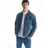 LCW Jeans Indigo Standart Kalıp Erkek Jean Ceket
