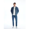 LCW Jeans Indigo Standart Kalıp Erkek Jean Ceket