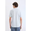 Defacto C1293 Mavi %100 Pamuk Regular Fit Kısa Kollu Basic Düz Pike Kumaş Polo Tişört