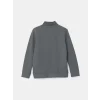 LCWAIKIKI Classic Gri Dik Yaka Erkek Sweatshirt